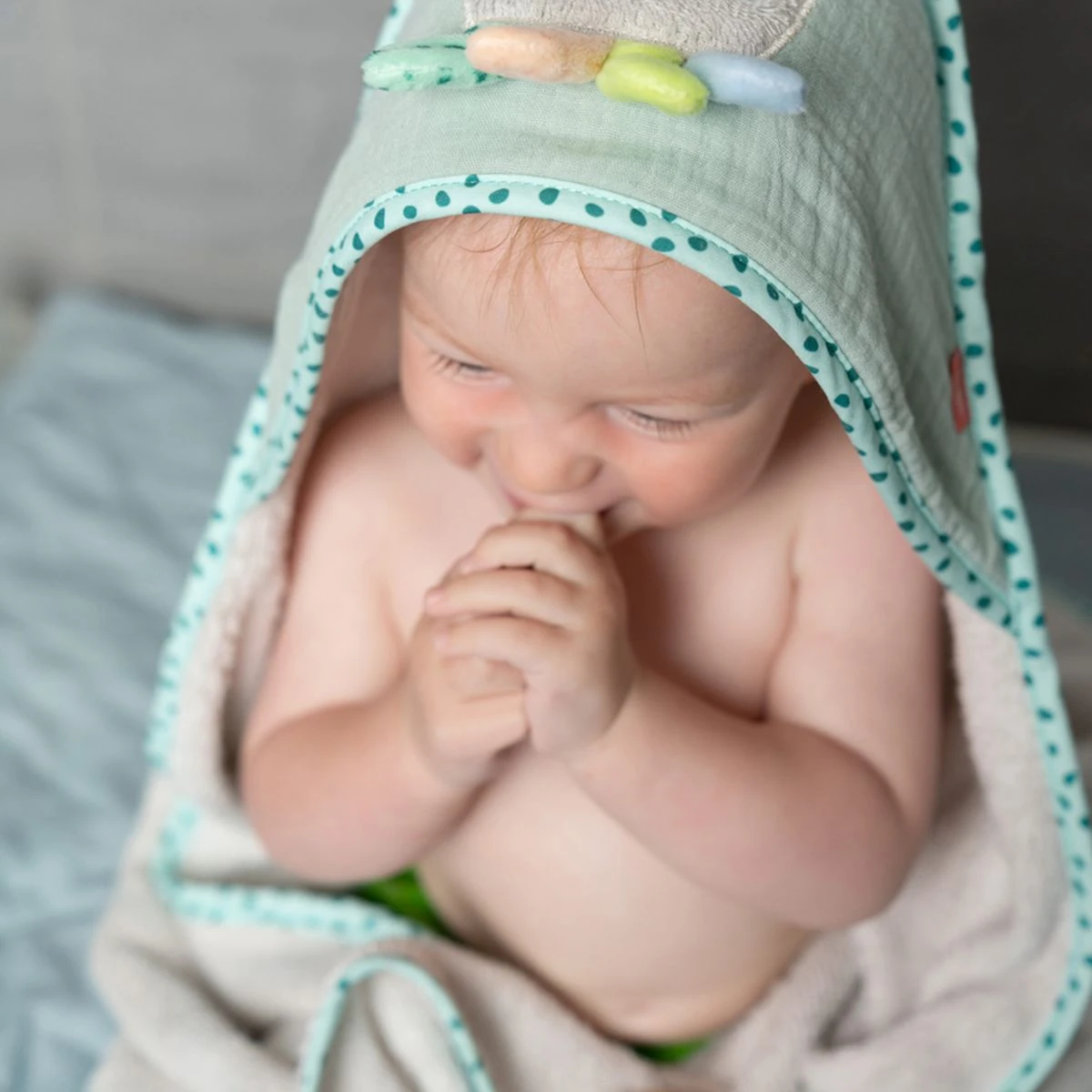 Kapuzenbadetuch Oktopus 80 x 80 cm - Meereskinder Fehn Kapuzenbadetuch Oktopus 80 X 80 Cm - Meereskinder -Baby Artikel baby fehn kapuzenbadetuch oktopus 80 x 80 cm meereskinder 054569 d3