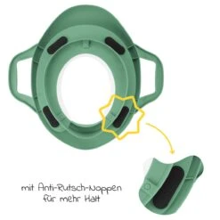 Badabulle Toilettensitz Soft Mit Griffen - Grün 4 Badabulle Toilettensitz Soft Mit Griffen - Grün -Baby Artikel badabulle toilettensitz soft mit griffen grun b027008 d3