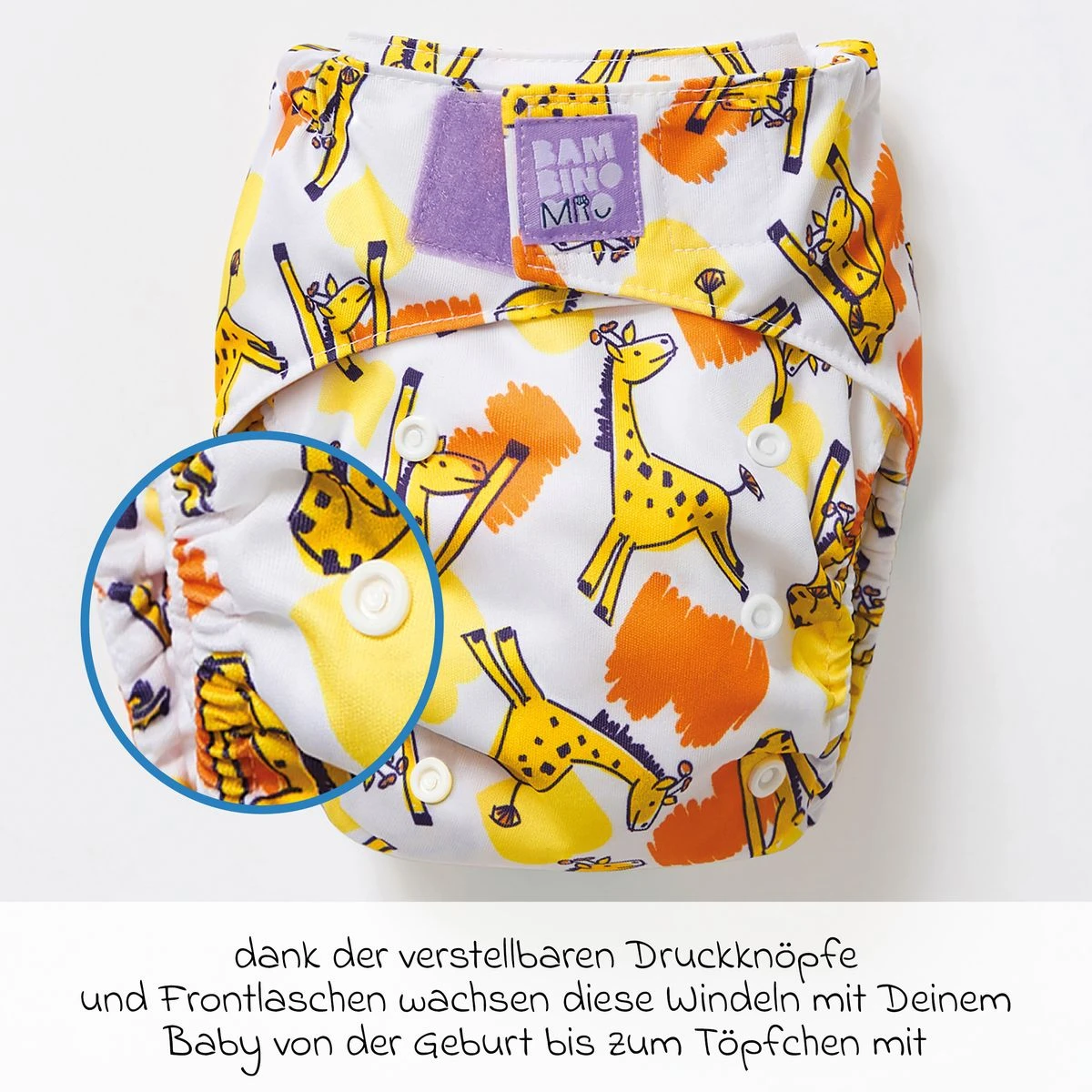 6-tlg. Stoffwindel-Set Probier´s mal Box - Laut & mutig 6-tlg. Stoffwindel-Set Probier´s Mal Box - Laut & Mutig -Baby Artikel bambino mio 6 tlg stoffwindel set probier s mal box laut mutig bunggbb d5