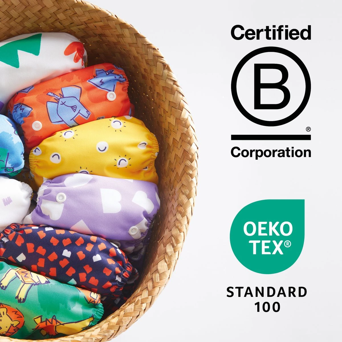 6-tlg. Stoffwindel-Set Probier´s mal Box - Laut & mutig 6-tlg. Stoffwindel-Set Probier´s Mal Box - Laut & Mutig -Baby Artikel bambino mio 6 tlg stoffwindel set probier s mal box laut mutig bunggbb d9