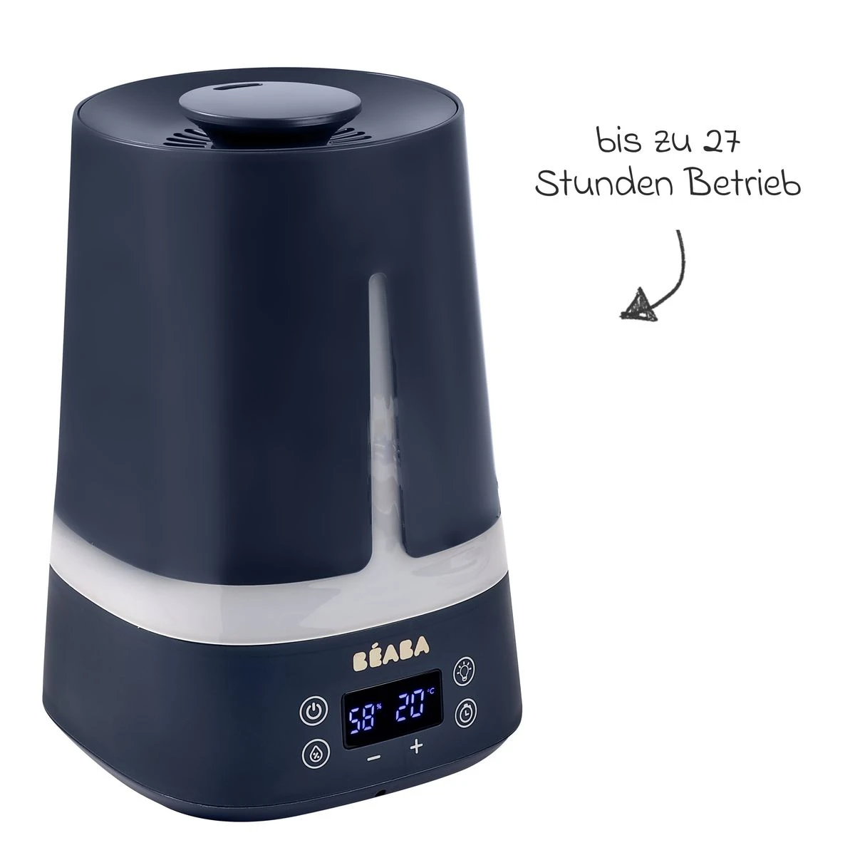 Luftbefeuchter Zen Air - mit Nachtlicht - Nachtblau Beaba Luftbefeuchter Zen Air - Mit Nachtlicht - Nachtblau -Baby Artikel beaba luftbefeuchter zen air mit nachtlicht nachtblau 920416 d1