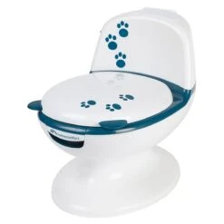 Mini-Toilette Mit Spültaste Und Spülgeräusche - Blue