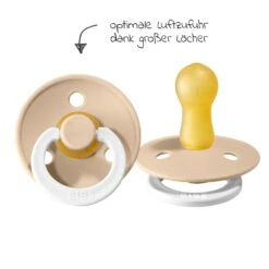 BIBS Leucht-Schnuller - Colour 2er Pack - Night - Blush / Vanilla - Gr. 6-18 M -Baby Artikel bibs leucht schnuller colour 2er pack night blush vanilla gr 6 18 m 120243 d5