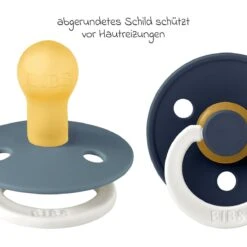 BIBS Leucht-Schnuller Colour 2er Pack - Night - Petrol / Deep Space - Gr. 0-6 M -Baby Artikel bibs leucht schnuller colour 2er pack night petrol deep space gr 0 6 m 110455 d2