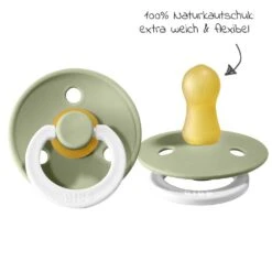 BIBS Leucht-Schnuller - Colour 2er Pack - Night - Sage / Cloud - Gr. 0-6 M -Baby Artikel bibs leucht schnuller colour 2er pack night sage cloud gr 0 6 m 110267 d4