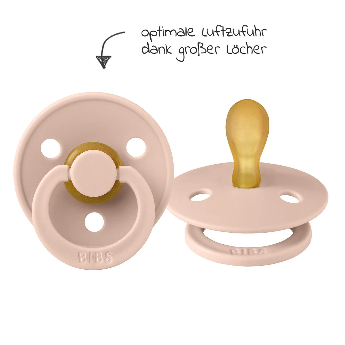Schnuller 2er Pack Colour Symmetrischer Sauger aus Naturkautschuk 0-6 M - Ivory / Blush BIBS Schnuller 2er Pack Colour Symmetrischer Sauger Aus Naturkautschuk 0-6 M - Ivory / Blush -Baby Artikel bibs schnuller 2er pack colour symmetrischer sauger aus naturkautschuk 0 6 m ivory blush 2121417 d4