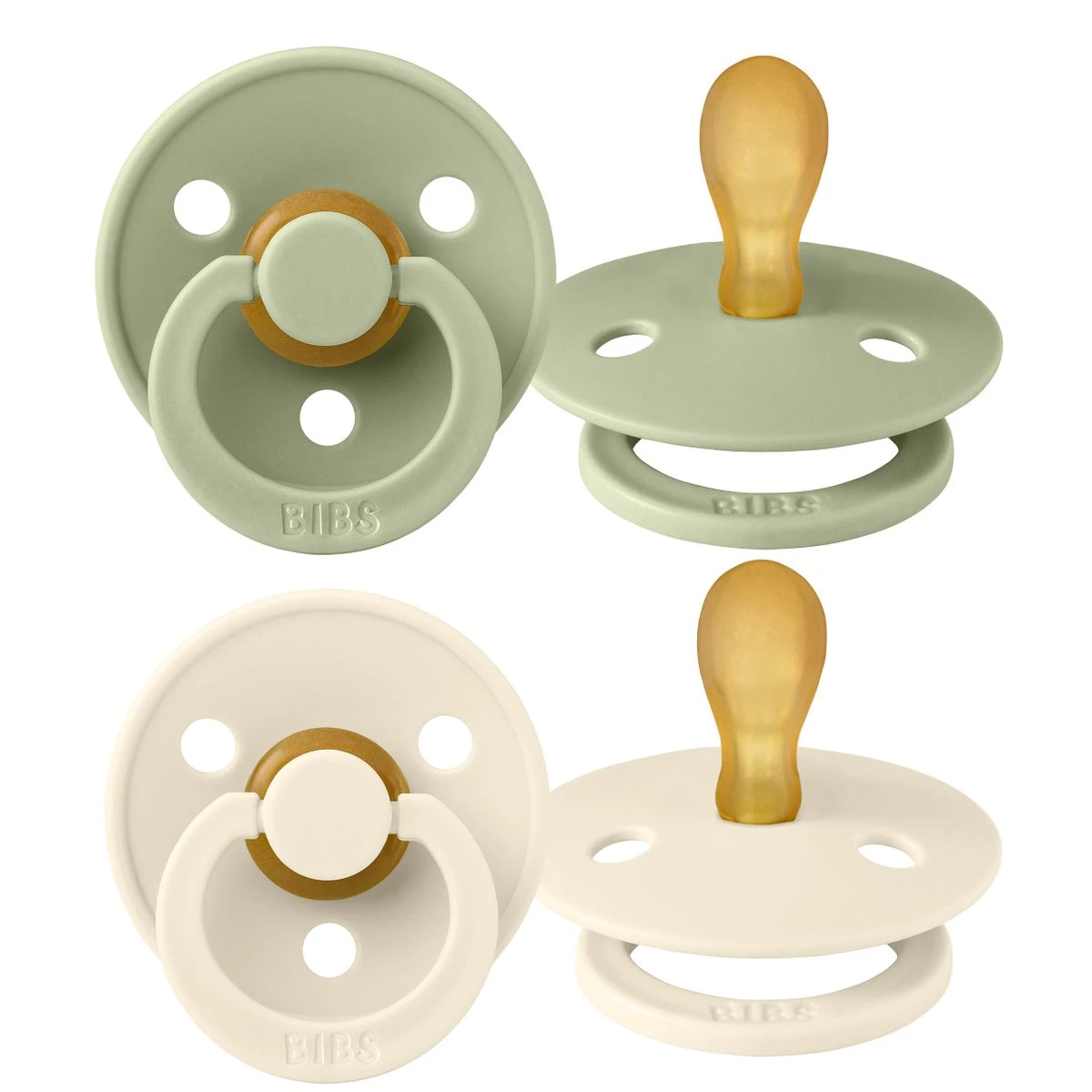 Schnuller 2er Pack Colour Symmetrischer Sauger aus Naturkautschuk 0-6 M - Sage / Ivory BIBS Schnuller 2er Pack Colour Symmetrischer Sauger Aus Naturkautschuk 0-6 M - Sage / Ivory -Baby Artikel bibs schnuller 2er pack colour symmetrischer sauger aus naturkautschuk 0 6 m sage ivory 2121416 d0