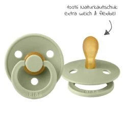 BIBS Schnuller 2er Pack Colour Symmetrischer Sauger Aus Naturkautschuk 0-6 M - Sage / Ivory 5 BIBS Schnuller 2er Pack Colour Symmetrischer Sauger Aus Naturkautschuk 0-6 M - Sage / Ivory -Baby Artikel bibs schnuller 2er pack colour symmetrischer sauger aus naturkautschuk 0 6 m sage ivory 2121416 d3