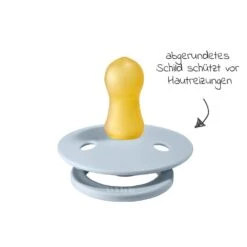 BIBS Schnuller - Colour 2er Pack - Sky Blue / Baby Blue - Gr. 0-6 M -Baby Artikel bibs schnuller colour 2er pack sky blue baby blue gr 0 6 m 110214 d2