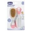 CHICCO Set Kamm & Naturhaarbürste Ziegenhaar - Rosa -Baby Artikel chicco set kamm naturhaarburste ziegenhaar rosa 00006569100000 d0