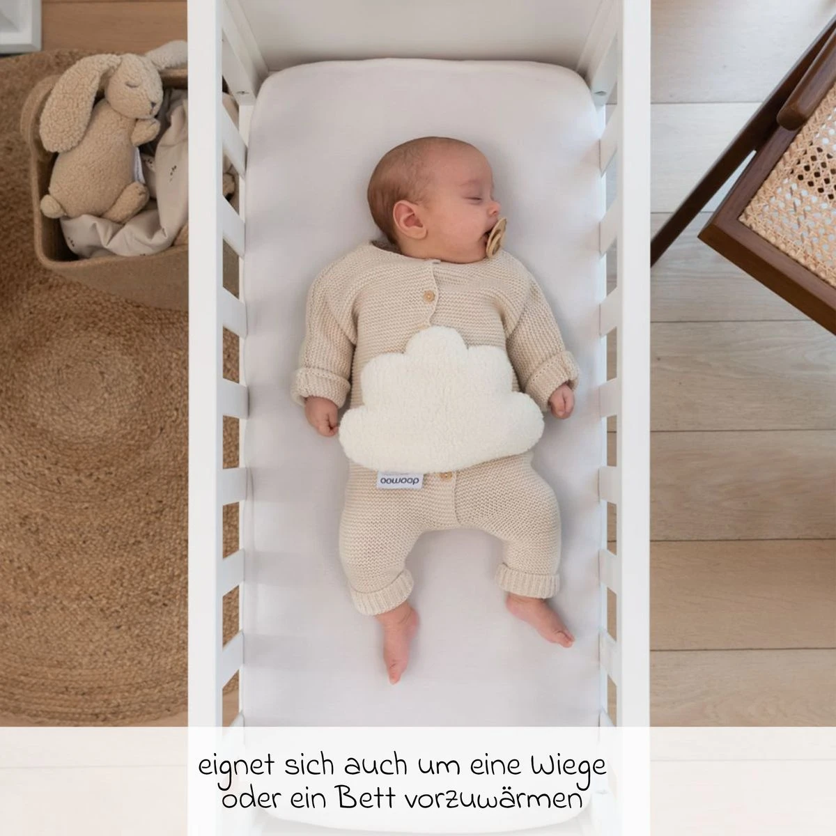 Wärmekissen Snoogy - mit Rapssamenfüllung & Lavendelduft - Cloud White Doomoo Wärmekissen Snoogy - Mit Rapssamenfüllung & Lavendelduft - Cloud White -Baby Artikel doomoo warmekissen snoogy mit rapssamenfullung lavendelduft cloud white sy31 d3