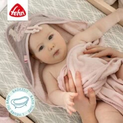 Fehn Kapuzenbadetuch 80 X 80 Cm - Flamingo -Baby Artikel fehn kapuzenbadetuch 80 x 80 cm flamingo 042481 d2