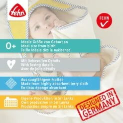 Fehn Kapuzenbadetuch 80 X 80 Cm - Flamingo -Baby Artikel fehn kapuzenbadetuch 80 x 80 cm flamingo 042481 d5