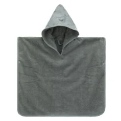 Fillikid Poncho Weich, Saugfähig Und Sanft Zur Haut 59 X 54 Cm - Wal - Grün
