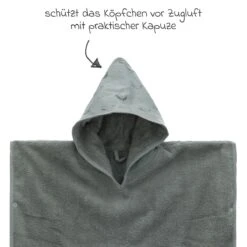 Fillikid Poncho Weich, Saugfähig Und Sanft Zur Haut 59 X 54 Cm - Wal - Grün -Baby Artikel fillikid poncho weich saugfahig und sanft zur haut 59 x 54 cm wal grun 1036 44 d2