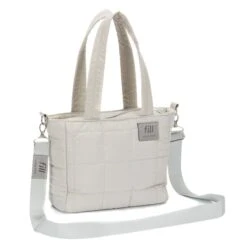 Fillikid Wickeltasche Vienna Small Mit Wickelunterlage & Befestigungshaken - Stone Grey