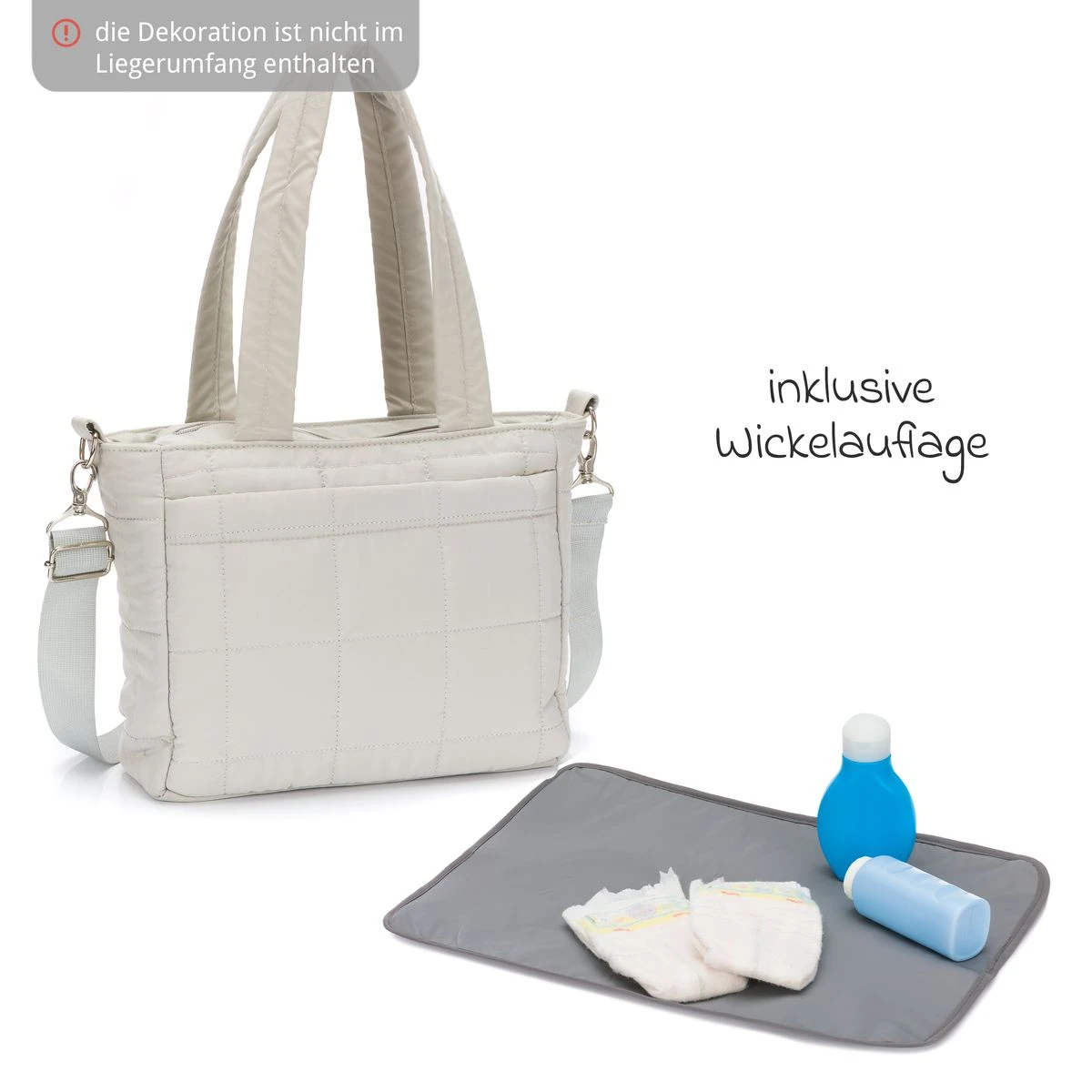 Wickeltasche Vienna Small mit Wickelunterlage & Befestigungshaken - Stone Grey Fillikid Wickeltasche Vienna Small Mit Wickelunterlage & Befestigungshaken - Stone Grey -Baby Artikel fillikid wickeltasche vienna small mit wickelunterlage befestigungshaken stone grey 6019 07 d1