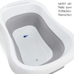 HAUCK Badewanne Wash N Fold L - White / Stone - Gr. L -Baby Artikel hauck badewanne wash n fold l white stone gr l 727041 d3