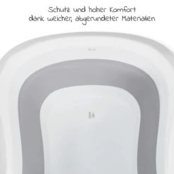 HAUCK Badewanne Wash N Fold L - White / Stone - Gr. L -Baby Artikel hauck badewanne wash n fold l white stone gr l 727041 d4