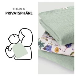 HAUCK Mullwindeln / Mulltücher / Spucktücher Cuddle N Clean - 3er Set 80 X 80 Cm - Sage / Beige / Floral 8 HAUCK Mullwindeln / Mulltücher / Spucktücher Cuddle N Clean - 3er Set 80 X 80 Cm - Sage / Beige / Floral -Baby Artikel hauck mullwindeln mulltucher spucktucher cuddle n clean 3er set 80 x 80 cm sage beige floral 71124 d6