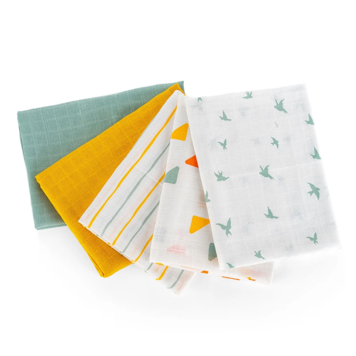Mullwindeln / Mulltücher / Spucktücher OEKO-TEX® 5er Pack 70 x 70 cm - Gelb Grün Mullwindeln / Mulltücher / Spucktücher OEKO-TEX® 5er Pack 70 X 70 Cm - Gelb Grün -Baby Artikel laloona mullwindeln mulltucher spucktucher oeko tex 5er pack 70 x 70 cm gelb grun 51119 90831 d1