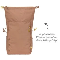 LÄSSIG Wickelrucksack Outdoor Rolltop Backpack - Almond -Baby Artikel lassig wickelrucksack outdoor rolltop backpack almond 11030543003 d2