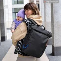 LÄSSIG Wickelrucksack Outdoor Rolltop Backpack - Almond -Baby Artikel lassig wickelrucksack outdoor rolltop backpack almond 11030543003 d8