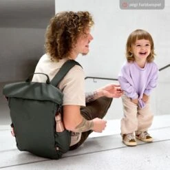 LÄSSIG Wickelrucksack Outdoor Rolltop Backpack - Almond -Baby Artikel lassig wickelrucksack outdoor rolltop backpack almond 11030543003 d9