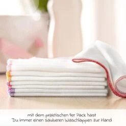 Molton Flanell Baby Waschlappen 9er Pack 30 X 30 Cm - Rosa Pink -Baby Artikel makian molton flanell baby waschlappen 9er pack 30 x 30 cm rosa pink kmz 9 d4