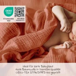 Mullwindel / Mulltuch 6er Pack 70 X 70 Cm - Terracotta / Beige / Mokka -Baby Artikel makian mullwindel mulltuch 6er pack 70 x 70 cm terracotta beige braun mcbt 6 d3