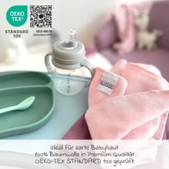 Mullwindel / Mulltuch / Spucktuch / Pflegetuch 9er Pack 40 X 40 Cm - Orchidee / Puder / Weiß -Baby Artikel makian mullwindel mulltuch spucktuch pflegetuch 9er pack 40 x 40 cm orchidee puder weiss dpopb 9 d6