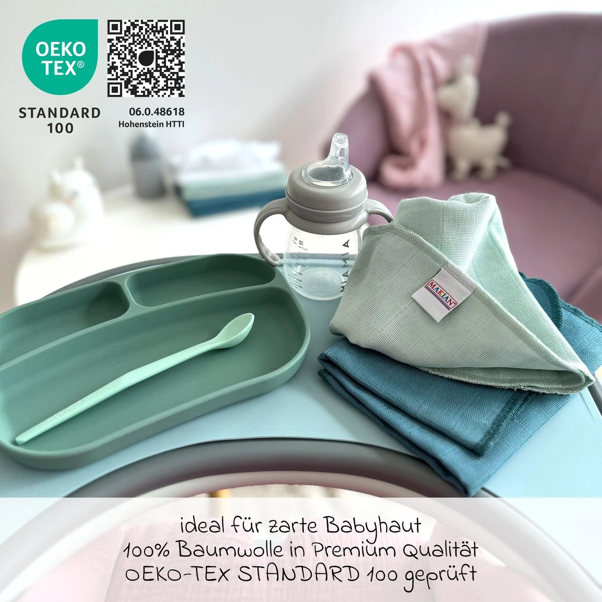 Mullwindel / Mulltuch / Spucktuch / Pflegetuch 9er Pack 40 x 40 cm - Patina / Mint / Weiß Mullwindel / Mulltuch / Spucktuch / Pflegetuch 9er Pack 40 X 40 Cm - Patina / Mint / Weiß -Baby Artikel makian mullwindel mulltuch spucktuch pflegetuch 9er pack 40 x 40 cm patina mint weiss dppmb 9 d6