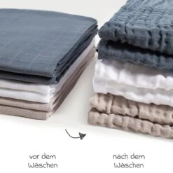 Mullwindel / Mulltuch 6er Pack 80 X 80 Cm - Graphit / Greige / Weiß 8 Mullwindel / Mulltuch 6er Pack 80 X 80 Cm - Graphit / Greige / Weiß -Baby Artikel makian mullwindeln mulltuch 6er pack 80 x 80 cm graphit greige weiss phg6 d6