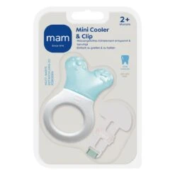MAM Kühl-Beißring Mini Cooler & Clip - Türkis -Baby Artikel mam kuhl beissring mini cooler clip turkis 6681421122 d6