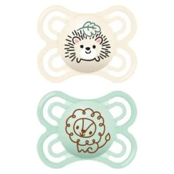MAM Schnuller 2er Pack Perfect - Silikon - 0-6 M - Beige