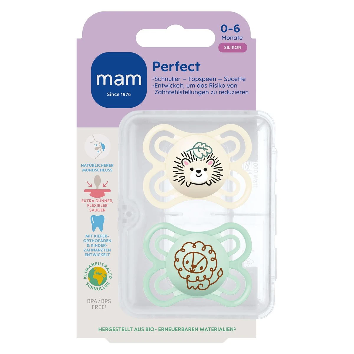 Schnuller 2er Pack Perfect - Silikon - 0-6 M - Beige MAM Schnuller 2er Pack Perfect - Silikon - 0-6 M - Beige -Baby Artikel mam schnuller 2er pack perfect silikon 0 6 m beige 83830920 d5