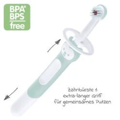 MAM Zahnbürsten-Set Mit Lern-Zahnbürste & Zahnbürste Für Babys - Mint 4 MAM Zahnbürsten-Set Mit Lern-Zahnbürste & Zahnbürste Für Babys - Mint -Baby Artikel mam zahnbursten set mit lern zahnburste zahnburste fur babys mint 7051371122 d2