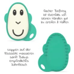 Matchstick Monkey 4-tlg. Starter-Set Zahnungshilfen - Beißring Mit Fingerzahnbürste - Affe - Grün 6 Matchstick Monkey 4-tlg. Starter-Set Zahnungshilfen - Beißring Mit Fingerzahnbürste - Affe - Grün -Baby Artikel matchstick monkey 4 tlg starter set zahnungshilfen beissring mit fingerzahnburste affe grun mm ssg m 008 d4