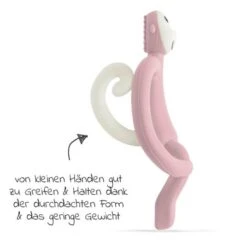 Matchstick Monkey Beißring Affe - Altrosa 4 Matchstick Monkey Beißring Affe - Altrosa -Baby Artikel matchstick monkey beissring affe altrosa mm t 010 d2