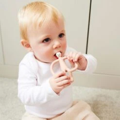 Matchstick Monkey Beißring Affe - Altrosa 6 Matchstick Monkey Beißring Affe - Altrosa -Baby Artikel matchstick monkey beissring affe altrosa mm t 010 d4