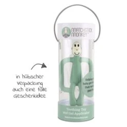 Matchstick Monkey Beißring Affe - Mintgrün -Baby Artikel matchstick monkey beissring affe mintgrun mm t 009 d3