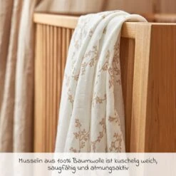 Mullwindel / Mulltuch / Pucktuch / Swaddle 3er Pack Musselin 70 X 70 Cm - Branches - Sand -Baby Artikel meyco mullwindel mulltuch pucktuch swaddle 3er pack musselin 70 x 70 cm branches sand 452068 d2