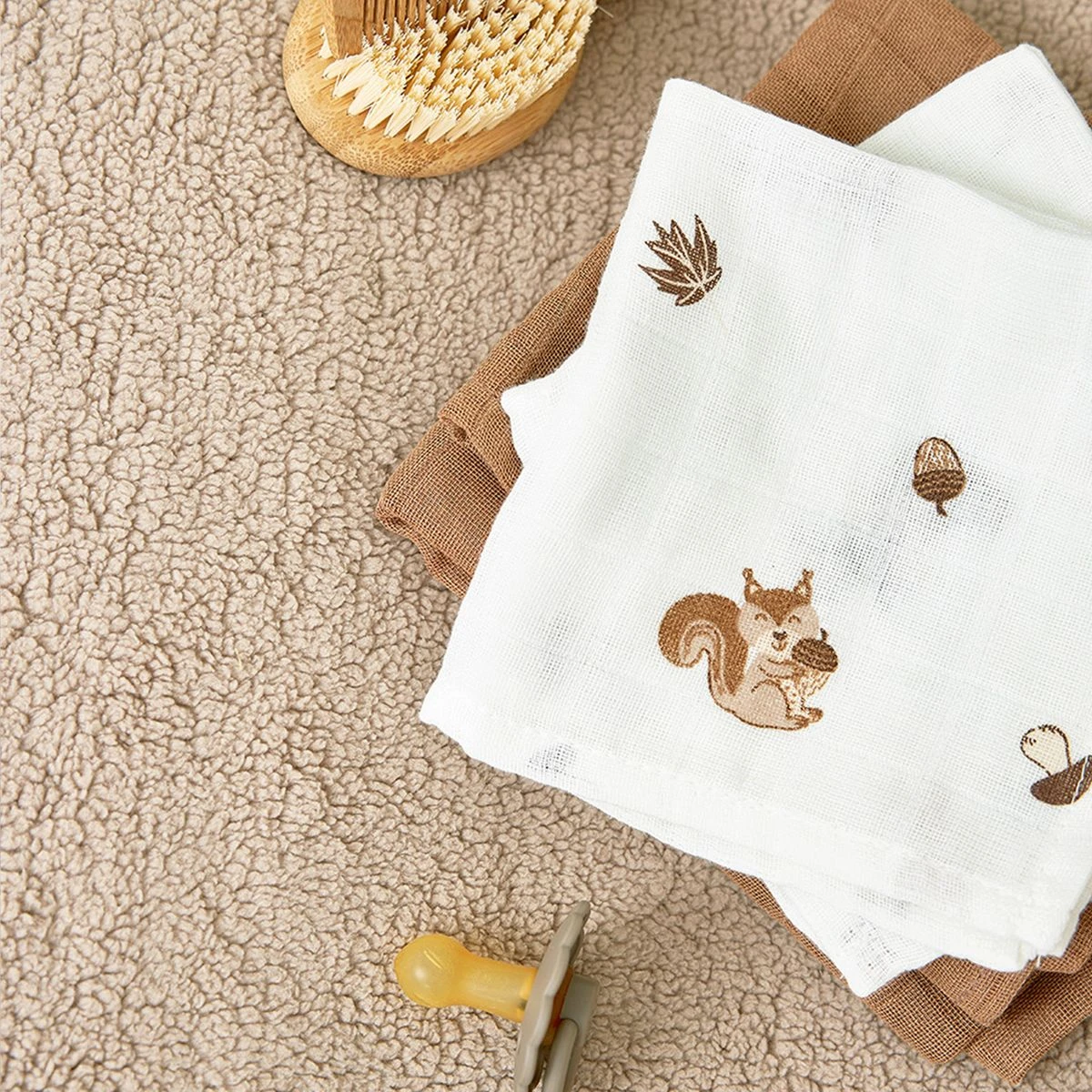 Starter Set 9-tlg. Mulltücher - Forest Animals - Toffee Starter Set 9-tlg. Mulltücher - Forest Animals - Toffee -Baby Artikel meyco starter set 9 tlg mulltucher forest animals toffee 199 ad bw 08 m9 d3