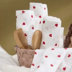 Starter Set 9-tlg. Mulltücher - Sweet Heart 8 Starter Set 9-tlg. Mulltücher - Sweet Heart -Baby Artikel meyco starter set 9 tlg mulltucher sweet heart 199 225 69 08 m9 d6