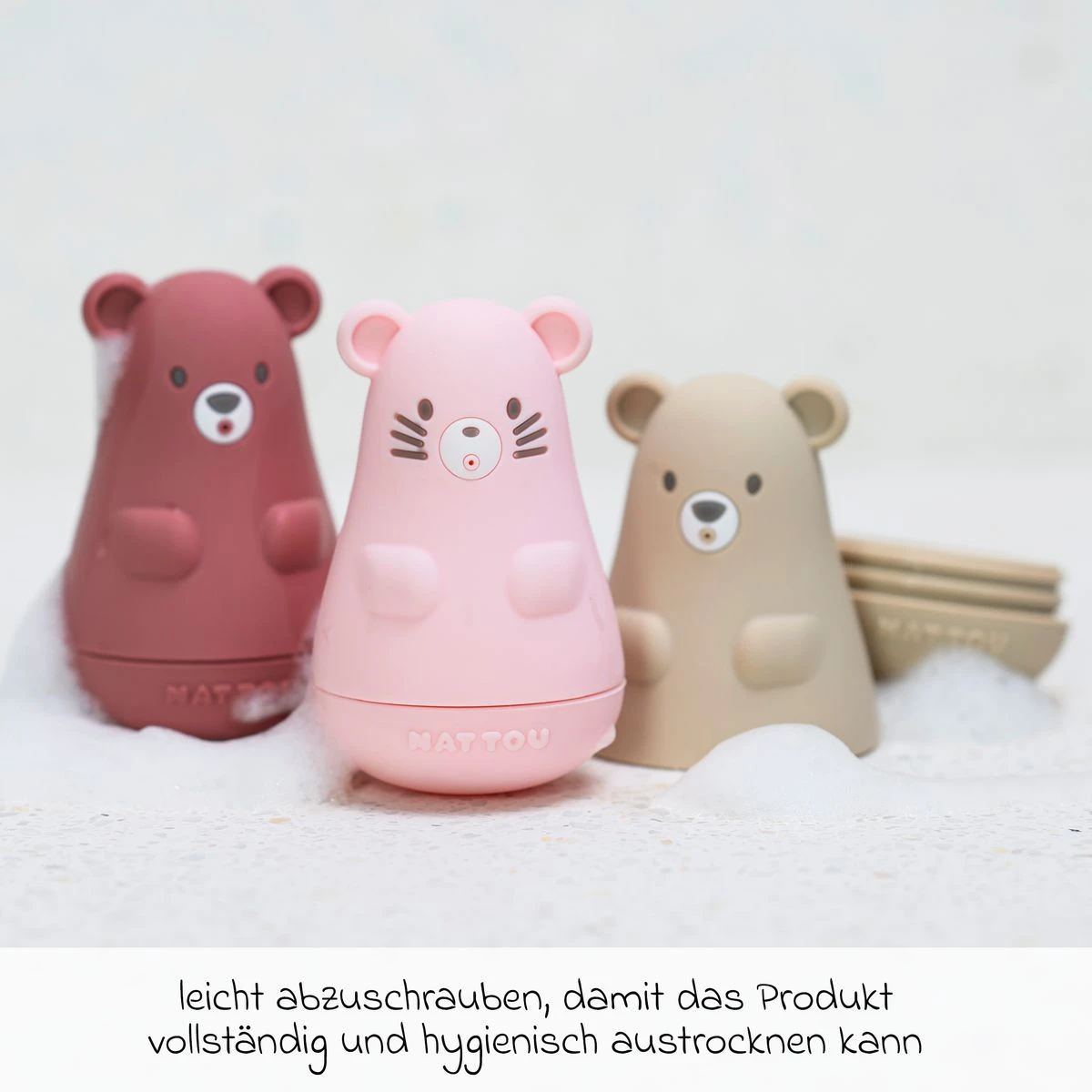 Bade-Spritzfiguren 3er Set - Bär - Pink NATTOU Bade-Spritzfiguren 3er Set - Bär - Pink -Baby Artikel nattou bade spritzfiguren 3er set bar pink 875639 d1