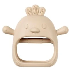 NATTOU Silikon-Beißring Beißhandschuh - Clay