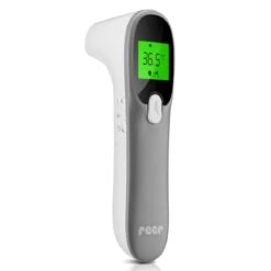 Reer 4in1 Infrarot-Fieberthermometer Colour MaxTemp Für Ohr- Und Stirnmessung - Weiß Grau