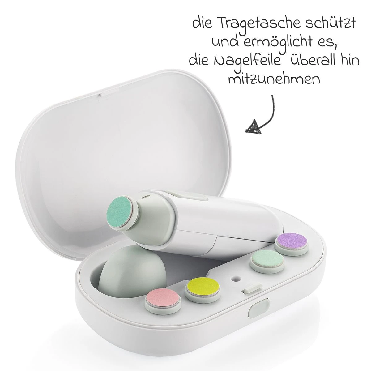 Elektrische Nagelfeile BabyCare - Weiß Reer Elektrische Nagelfeile BabyCare - Weiß -Baby Artikel reer elektrische nagelfeile babycare weiss 81100 d6