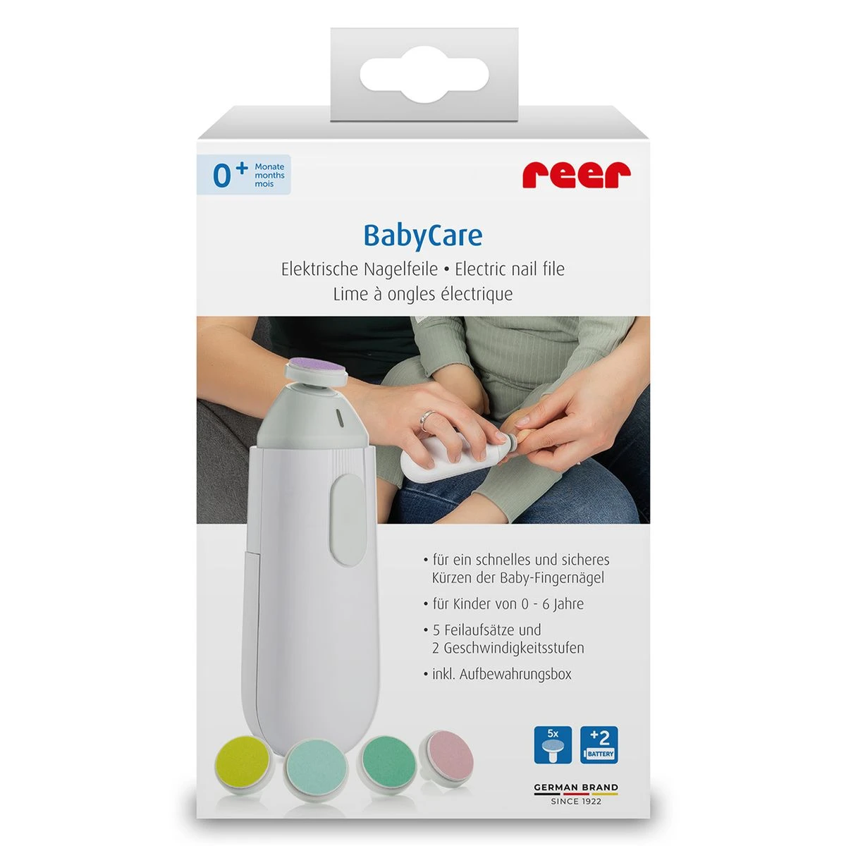 Elektrische Nagelfeile BabyCare - Weiß Reer Elektrische Nagelfeile BabyCare - Weiß -Baby Artikel reer elektrische nagelfeile babycare weiss 81100 d9