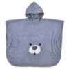 Bade-Poncho 75 X 60 Cm - Stickerei Seehund - Grau Hellgrau -Baby Artikel worner bade poncho 75 x 60 cm stickerei seehund grau hellgrau 046686 d0